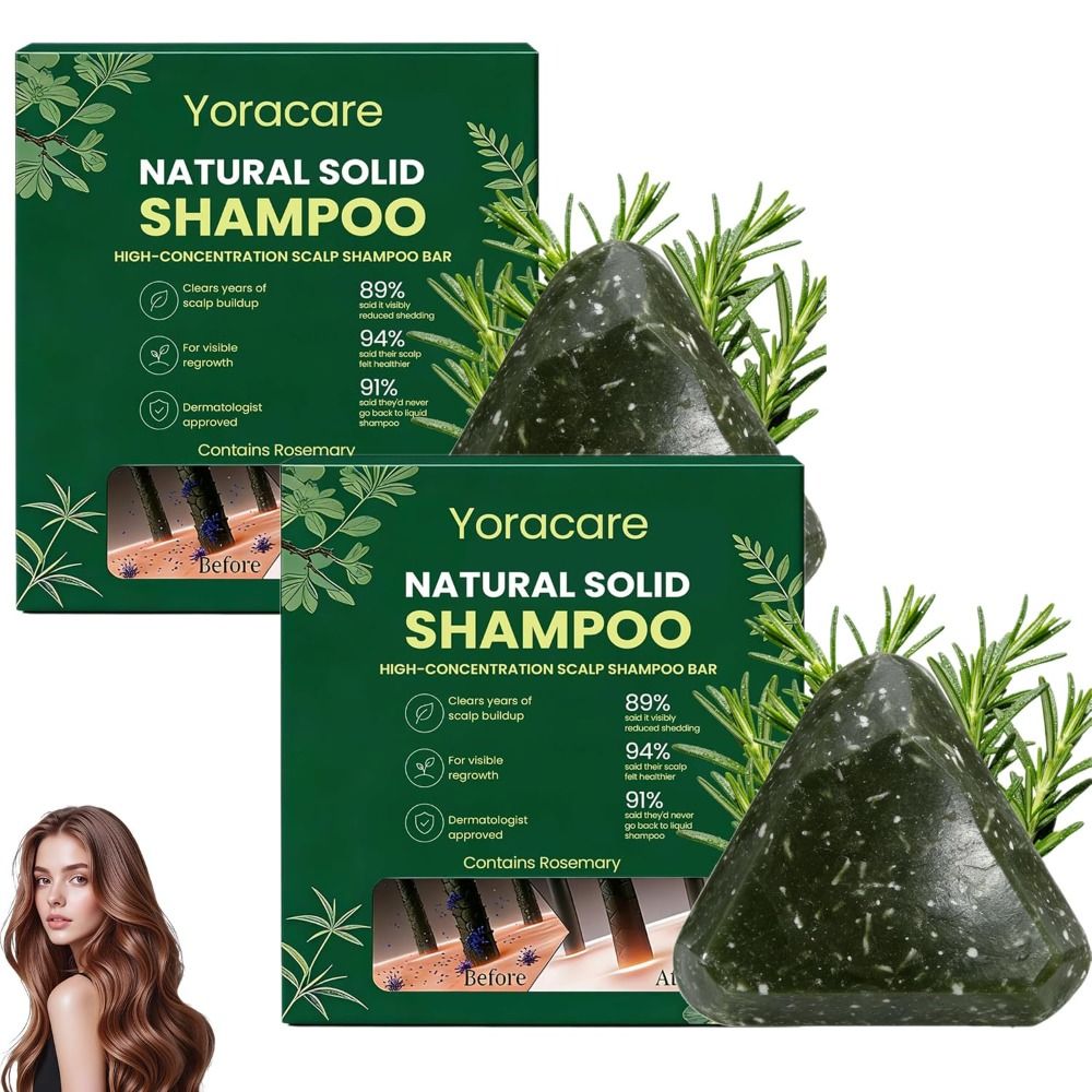 Hair Care Korean Products - Koreański szampon w kostce z rozmarynem
