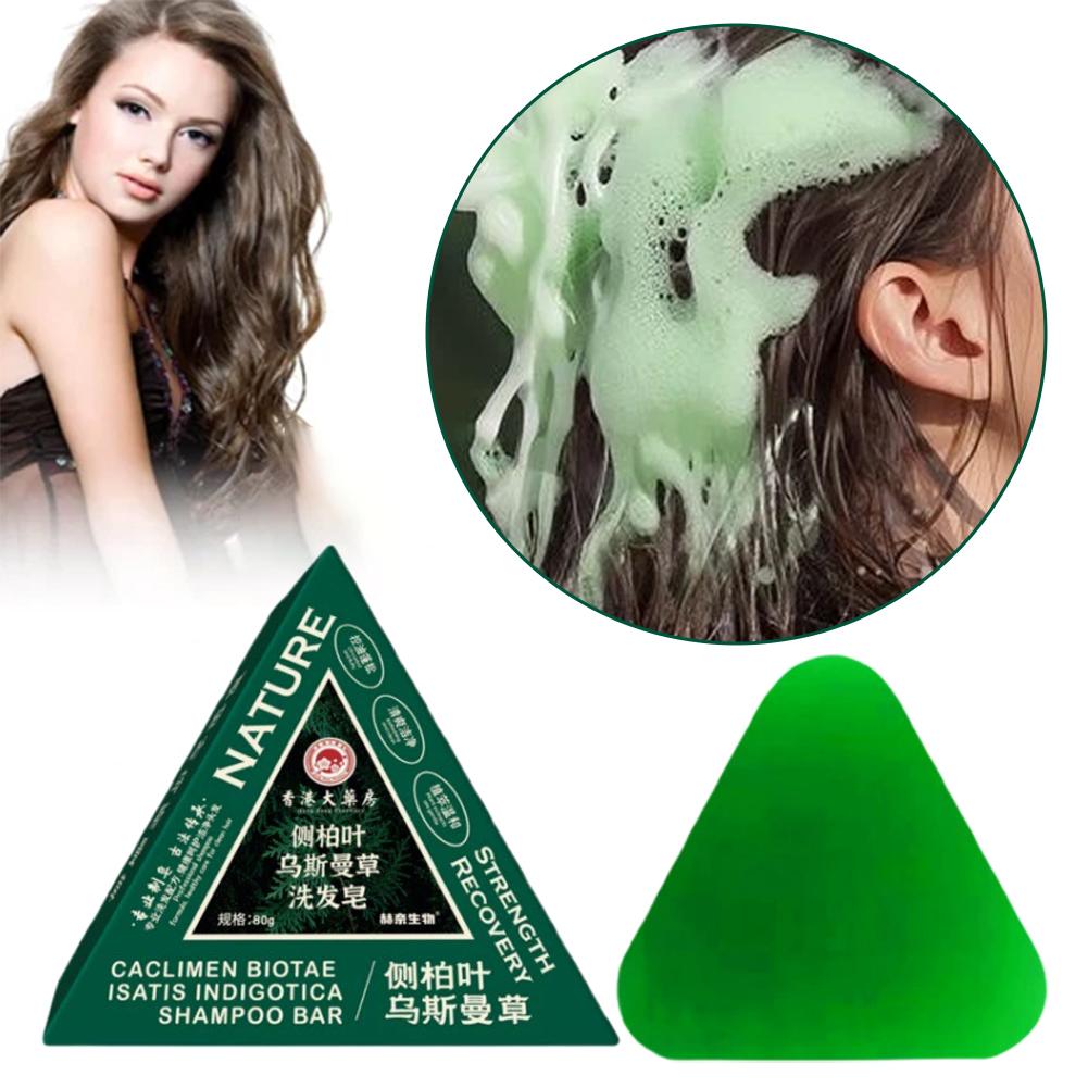 Hair Care Dandruff - Szampon w kostce Usmanthus Sinensis, ziołowy
