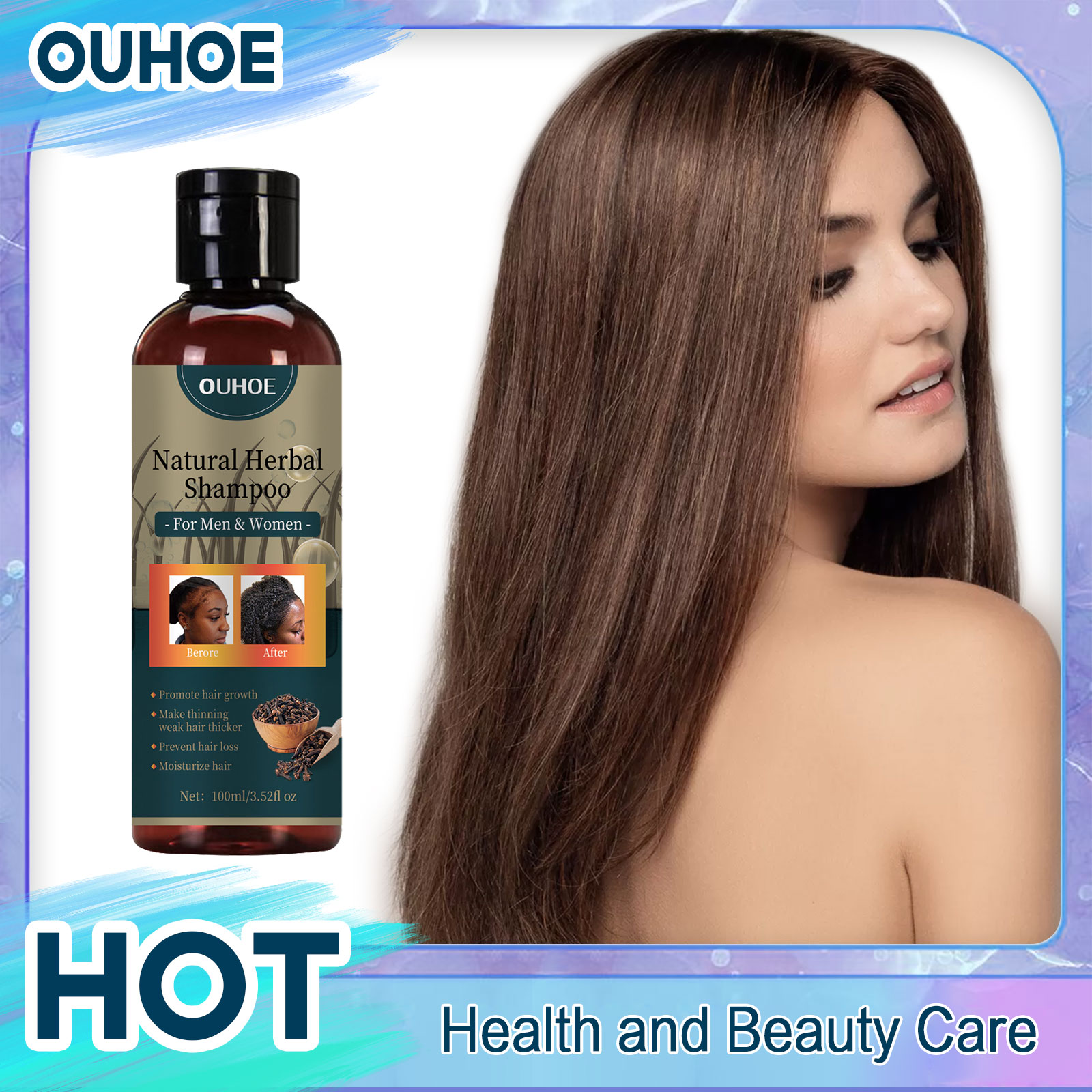 OUHOE Szampon na porost włosów – Hair Care Dandruff recenzja i cena